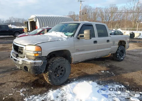 2004 GMC Sierra 2500Hd Sle из США, поврежденный, VIN 1GTHK23244F247692